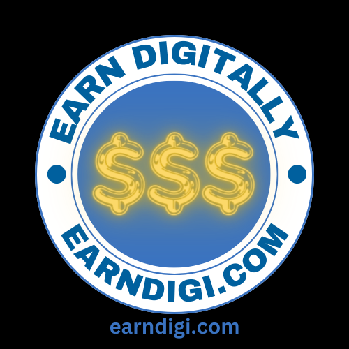 earndigi logo. Earn Money online. Learn new skills, learn to earn money online, earn money online without investment, earn money from home